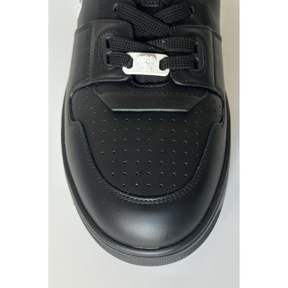 Versace Medusa Men’s Black Leather Sneakers 13 US (46 Euro) 1013377 NIB $700 main image 8